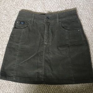 Corduroy high waisted skirt!